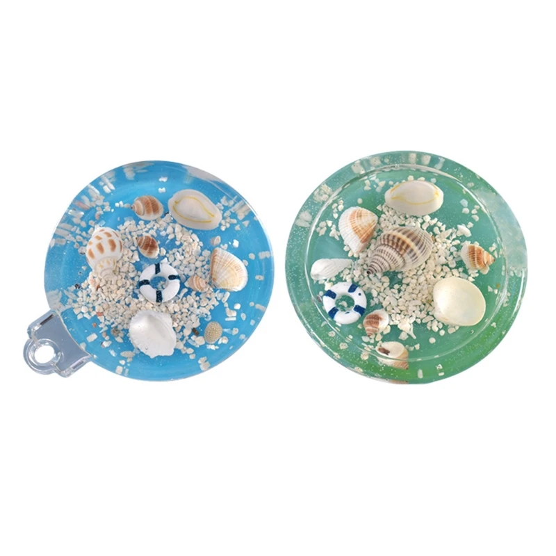 

DIY Crafts Semicircle Pendant Epoxy Resin Mold Desktop Ornaments Silicone Mould