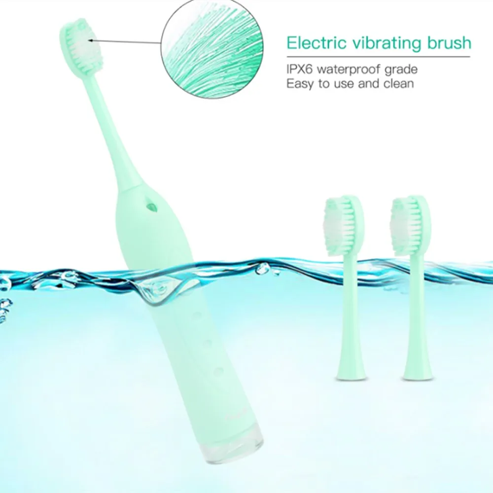 Электрическая ультразвуковая зубная щетка с зубной щеткой | Красота и здоровье