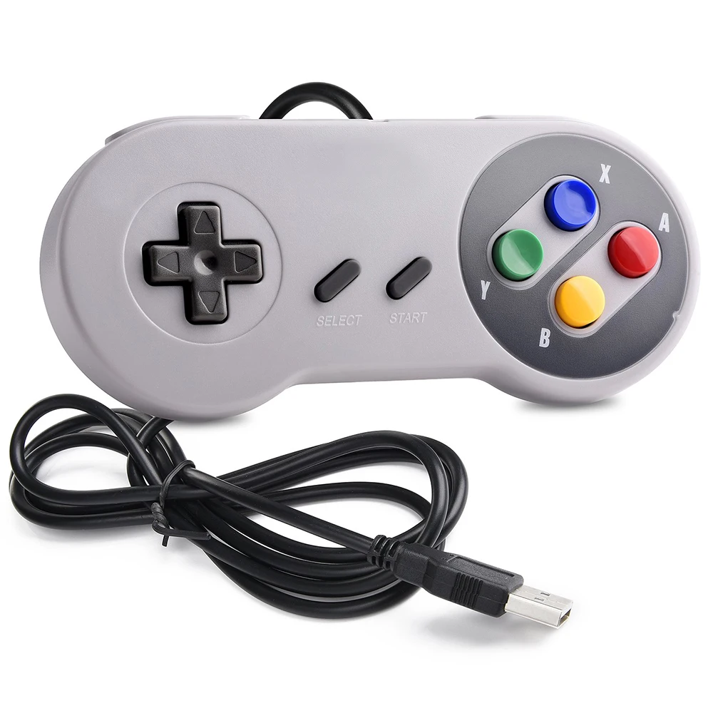 Bestellen USB Controller Gamepad 2 Stücke Super Spiel Controller SNES USB Klassische Gamepad Spiel Joystick Für Raspberry Pi