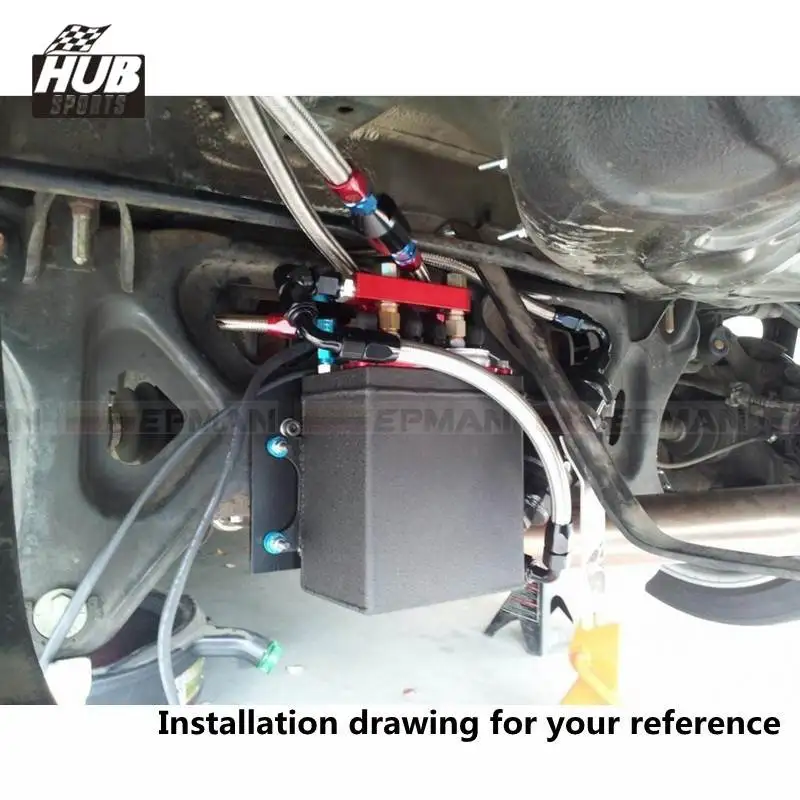 Внешний топливный насос 044 заготовка из анодированного алюминия бак для