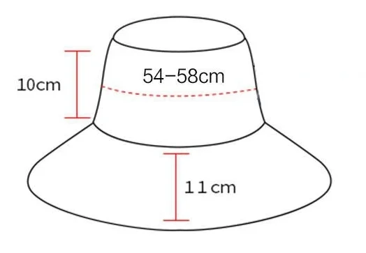 

Bucket Hat Solid Color Double-Sided Big Brim Sunscreen Hat Female Summer Outdoor UV Protection Sunscreen Mesh Panama Sun Hat