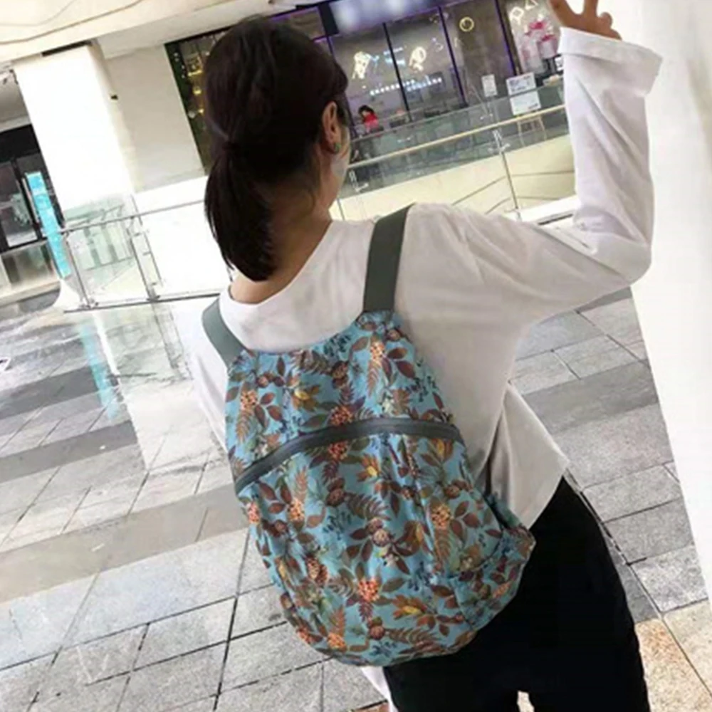 

Foldable Backpack Water Resistant Scratch Resistance Ultralight Packable Backpack for Travel Camping Hiking Backpacking