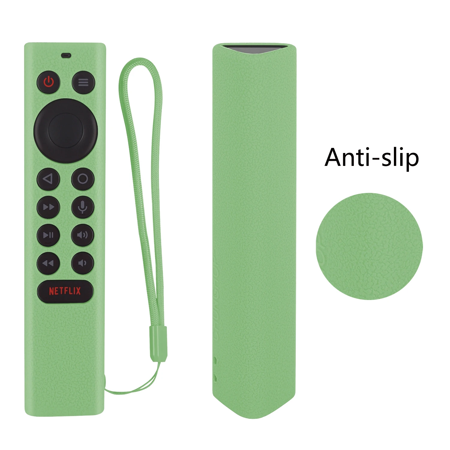

Shockproof Remote Control Cover For Nvidia Shield TV Pro/4K HDR Silicone Anti-Fall Skid Protective Soft Sleeve Skin Shell Case