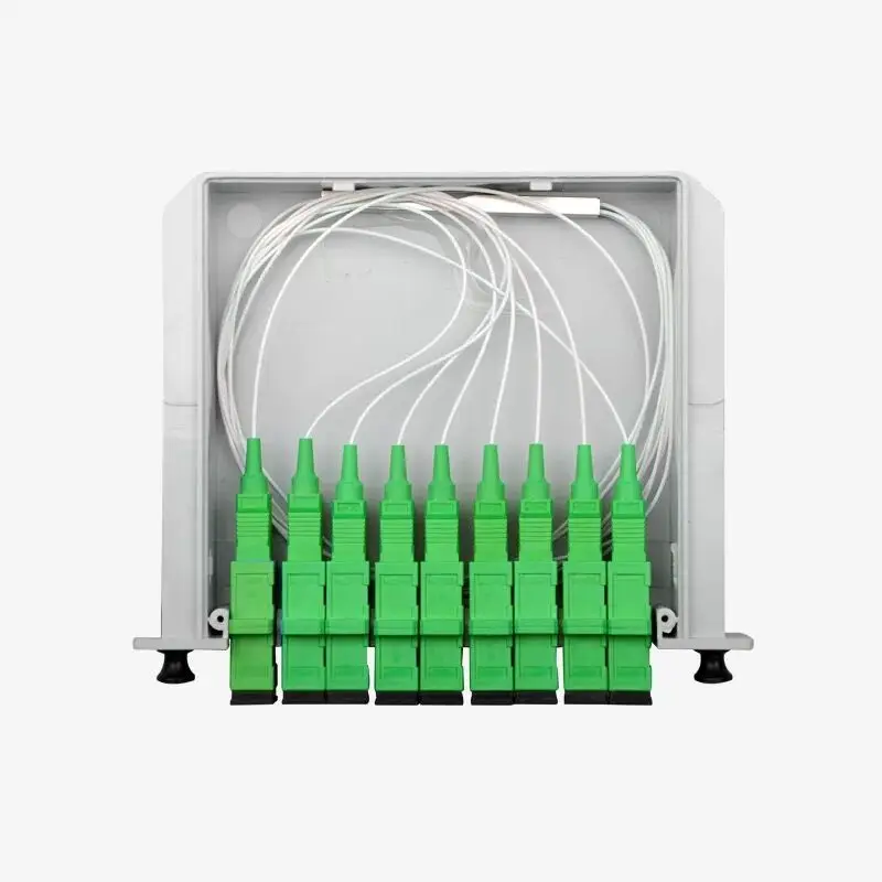 10 шт. SC APC PLC 1X8 волоконно-оптический распределитель FTTH разделитель коробка с