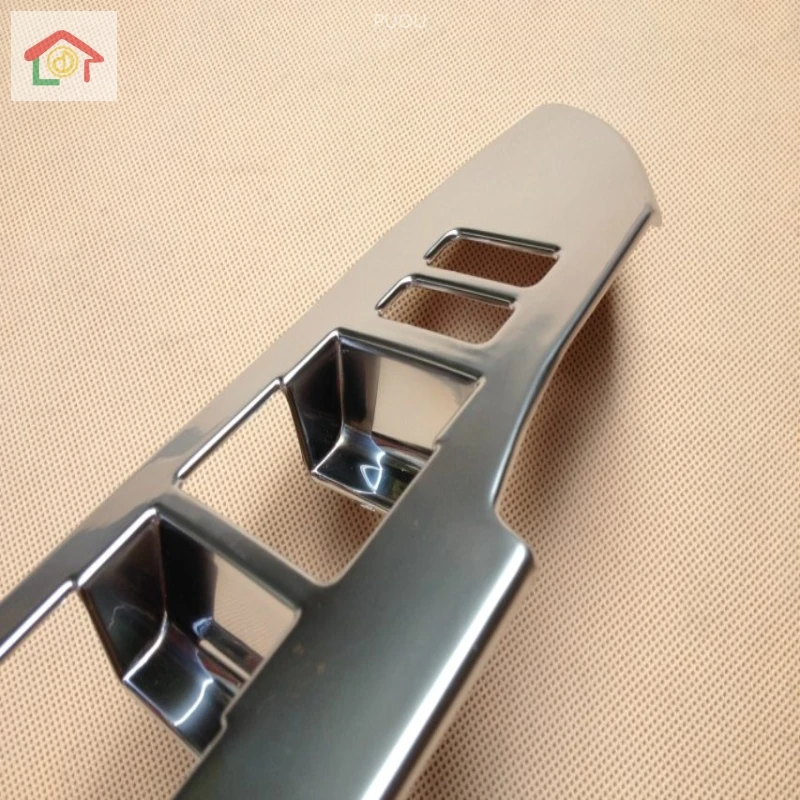 For Toyota Corolla Altis 2017 2018 2019 ABS silver inner door Window glass switch panel trim lift frame armrest handrail 4pcs | Автомобили