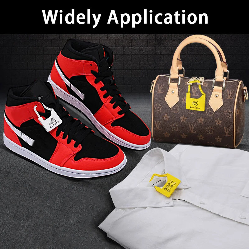 1000 шт. изготовленные на заказ ярлыки одежды теги пластиковые защитные пломбы