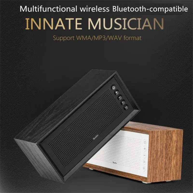 

Беспроводной Bluetooth-динамик в ретро стиле, 3D стерео объемный сабвуфер, HIFI-динамик с поддержкой TF-карты, высокое качество 20 #