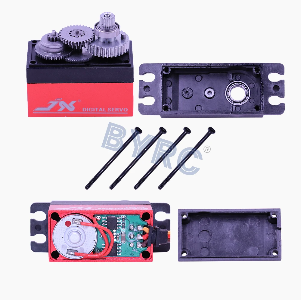 Металлические шестерни JX PDI-6221MG 1 /2/ 4 шт. для радиоуправляемого самолета