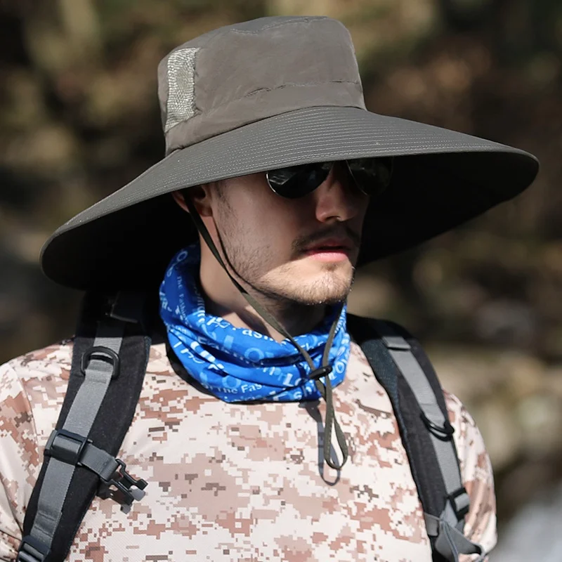 

Ultra-long Wide Hat Breathable Quick-drying Fishing Cap Summer UV Protection Cap Hiking Fishing Sun Hat