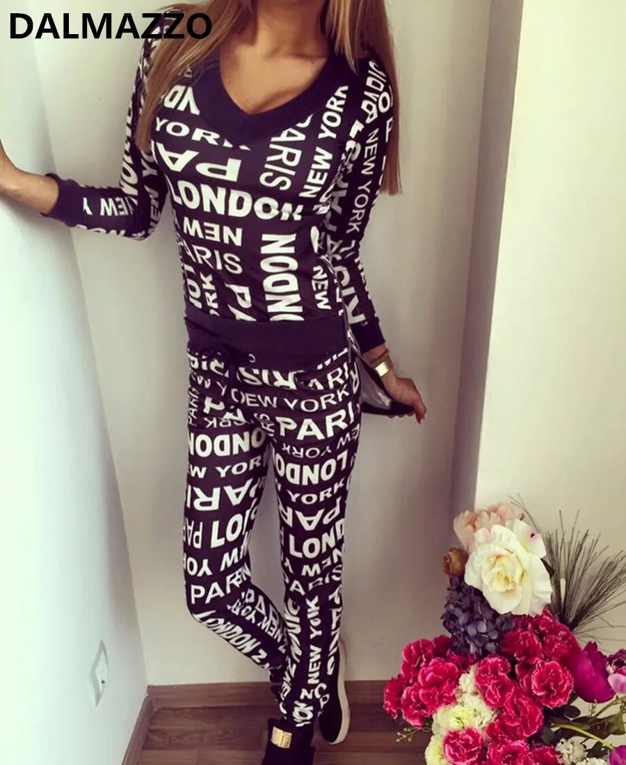 2020 новые осенние взлетно посадочной полосы спортивный костюм для женщин с v