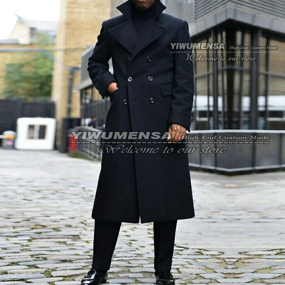 Красивый черный твидовый костюм из смесовой шерсти куртки для курения деловой