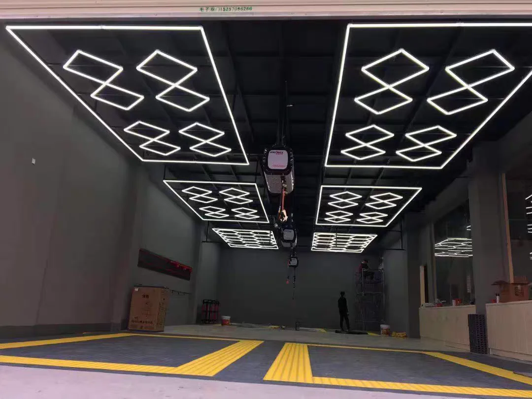 Сотовый дизайн шестигранный светодиодный светильник автоматическая детейка