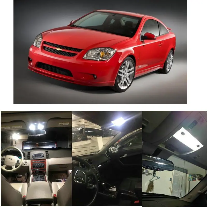 

Внутренние светодиодные лампы для 2008 Chevrolet Cobalt Corvette Express 1500-3500 HHR Impala Malibu Trailblazer