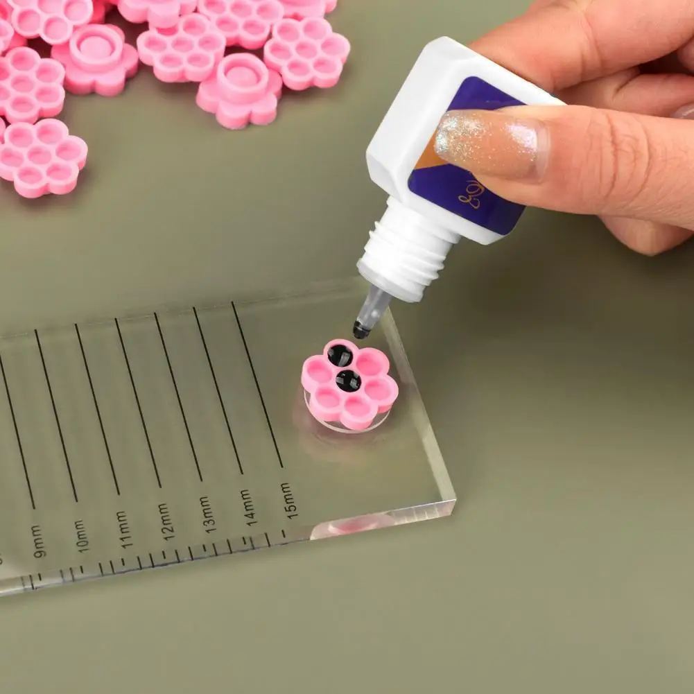 100 шт. клей для ресниц чашка цветок Форма задержки сушки Пластик прививки клея