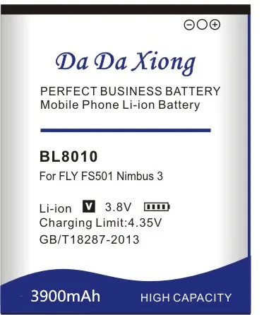 Новое поступление модель [BL8010] Сменный аккумулятор для Телефона fly FS501 Nimbus 3