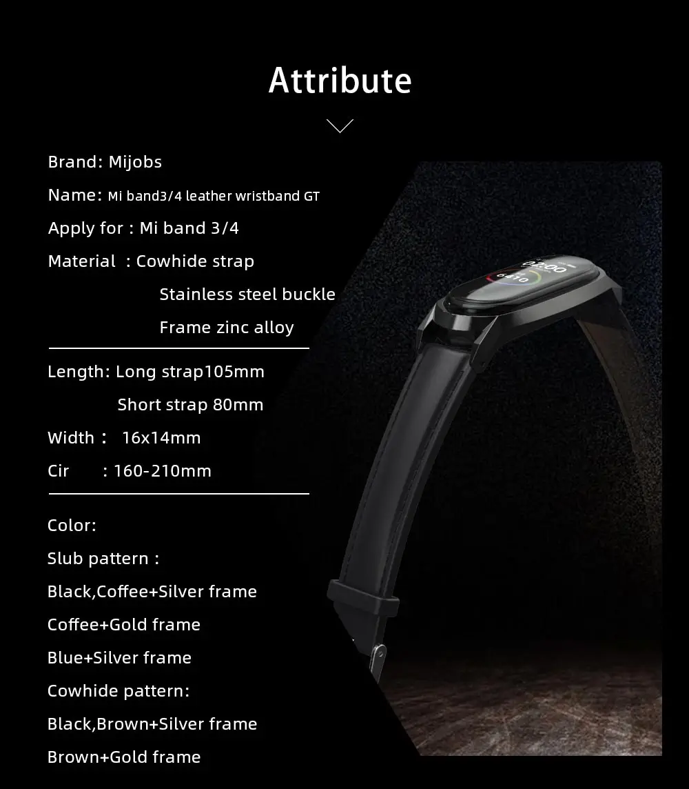 Браслет mi jobs mi band 4 Кожаный ремешок на запястье для Xiaomi mi Band 4 Безвинтовые умные часы-браслеты сменный ремешок для mi Band 3