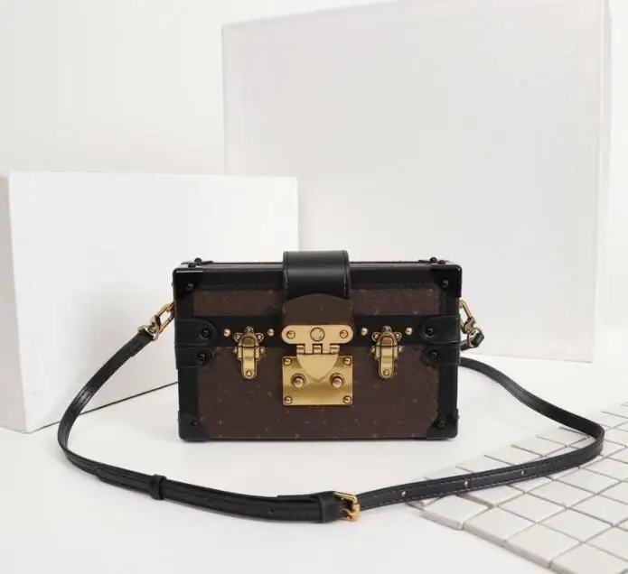 

Wholesale shoulder bags luxurys designers bags box style design women messenger bag high quality small square evening 94219/8628