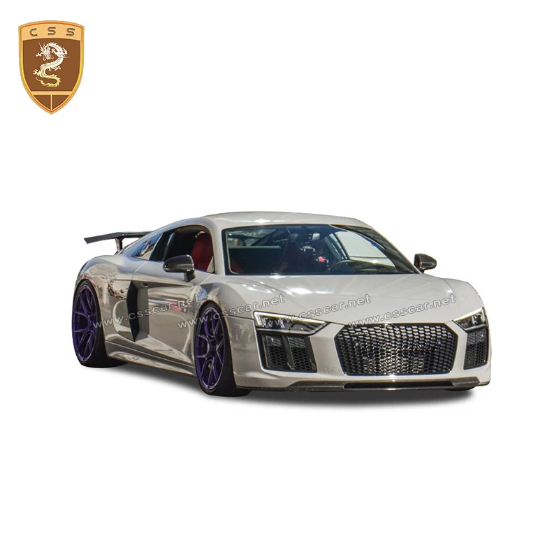 Комплект аэродинамического кузова из углеродного волокна для Audi R8 16-19 передняя