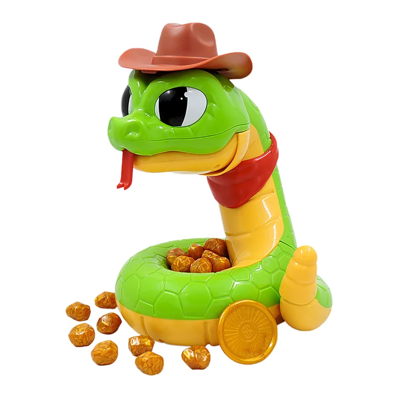 

Kids Snake Puzzle Games Toys for Children Educational Interactive Party Game Table Toys Electric Tricky Scary Rattlesnake Toys