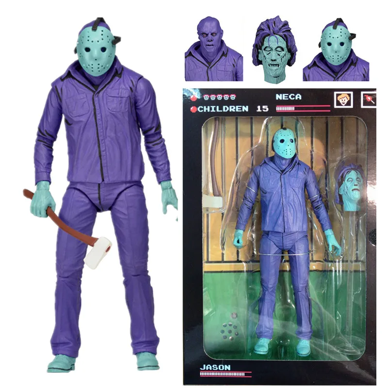 18 см NECA Horror Friday 13 я игра Decory Jason power Play версия экшн фигурка игрушка подарок|Игровые
