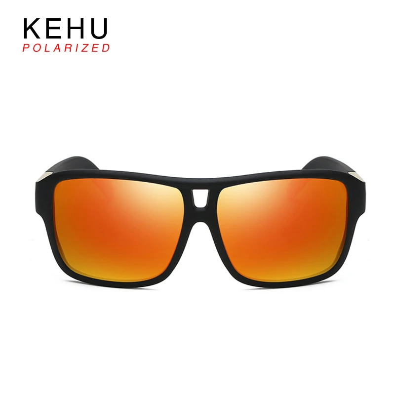 KEHU модные поляризационные солнцезащитные очки мужские спортивные стильные