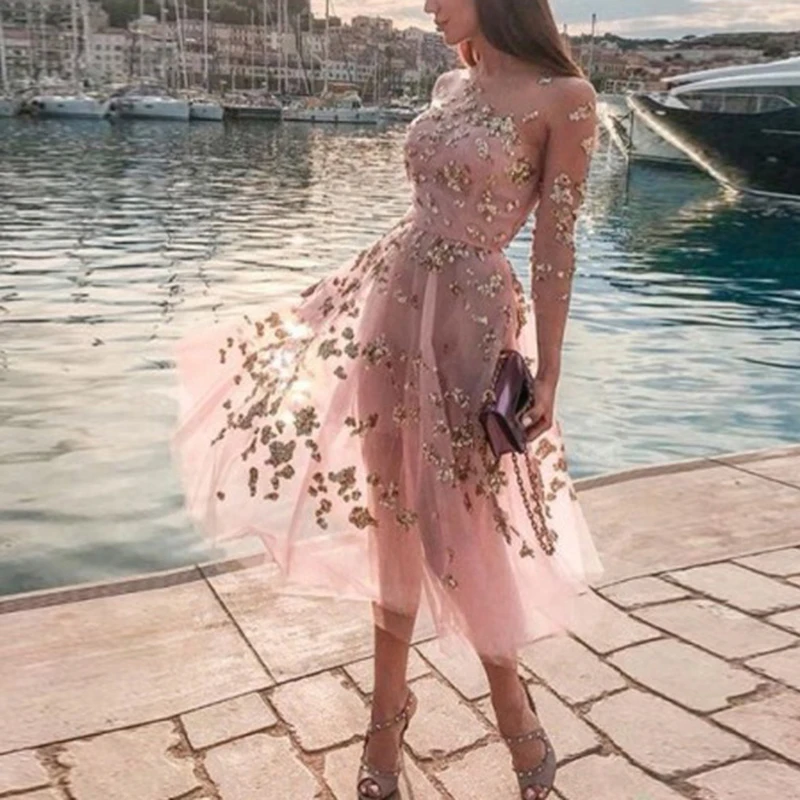 Женское милое платье женское свадебное летнее миди модные вечерние платья