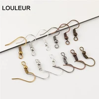 100pcslot earring findings earring hook ear clasps hooks fittings diy jewelry making accessories iron hook ear wire jewelry