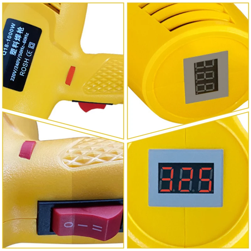 Тепловой пистолет термостат с цифровым дисплеем горячего воздуха сварочный