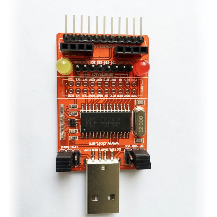 Адаптер CH341A с USB на I2C/IIC/SPI/UART/TTL/ISP параллельный конвертер портов EPP/MEM |