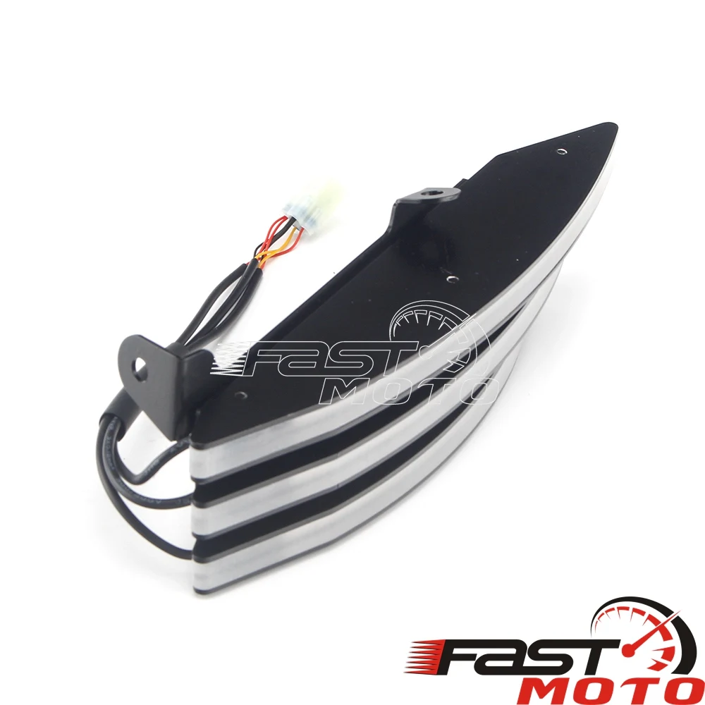 Задний светодиодный фсветильник рь для мотоциклов задний стоп сигнал лампа с ЧПУ