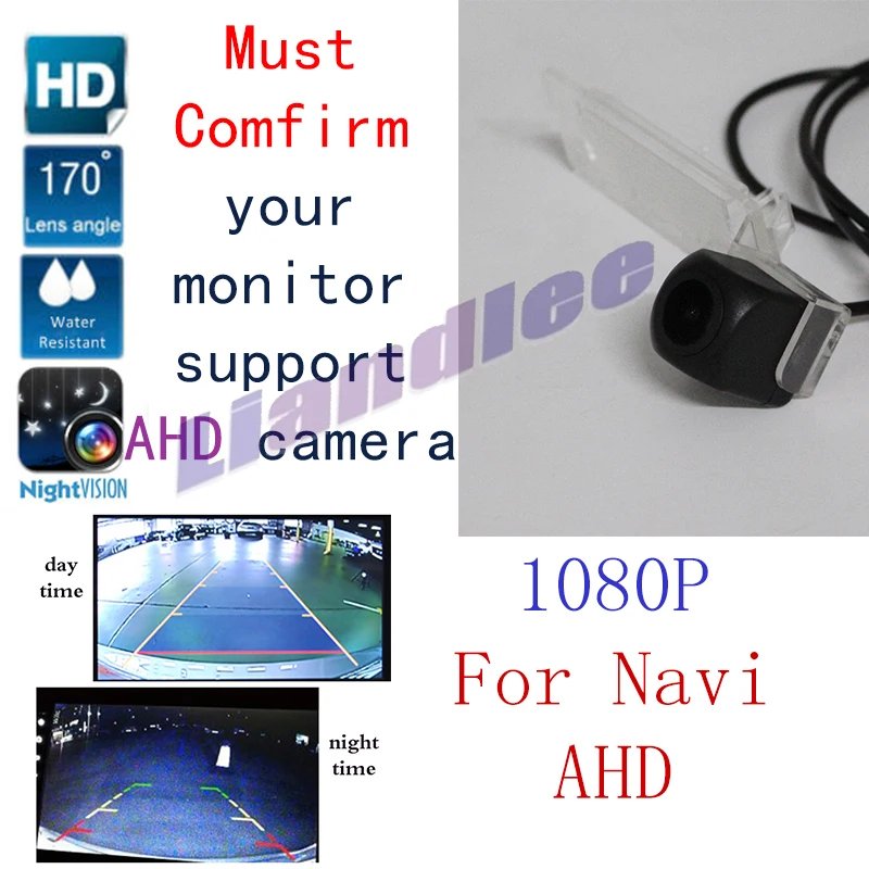 

Car Rear Camera For Audi A4L A5 Q5 TT 2009~2012 Big CCD Night View Backup Reverse AHD Vision 1080 720 RCA WaterPoof CAM