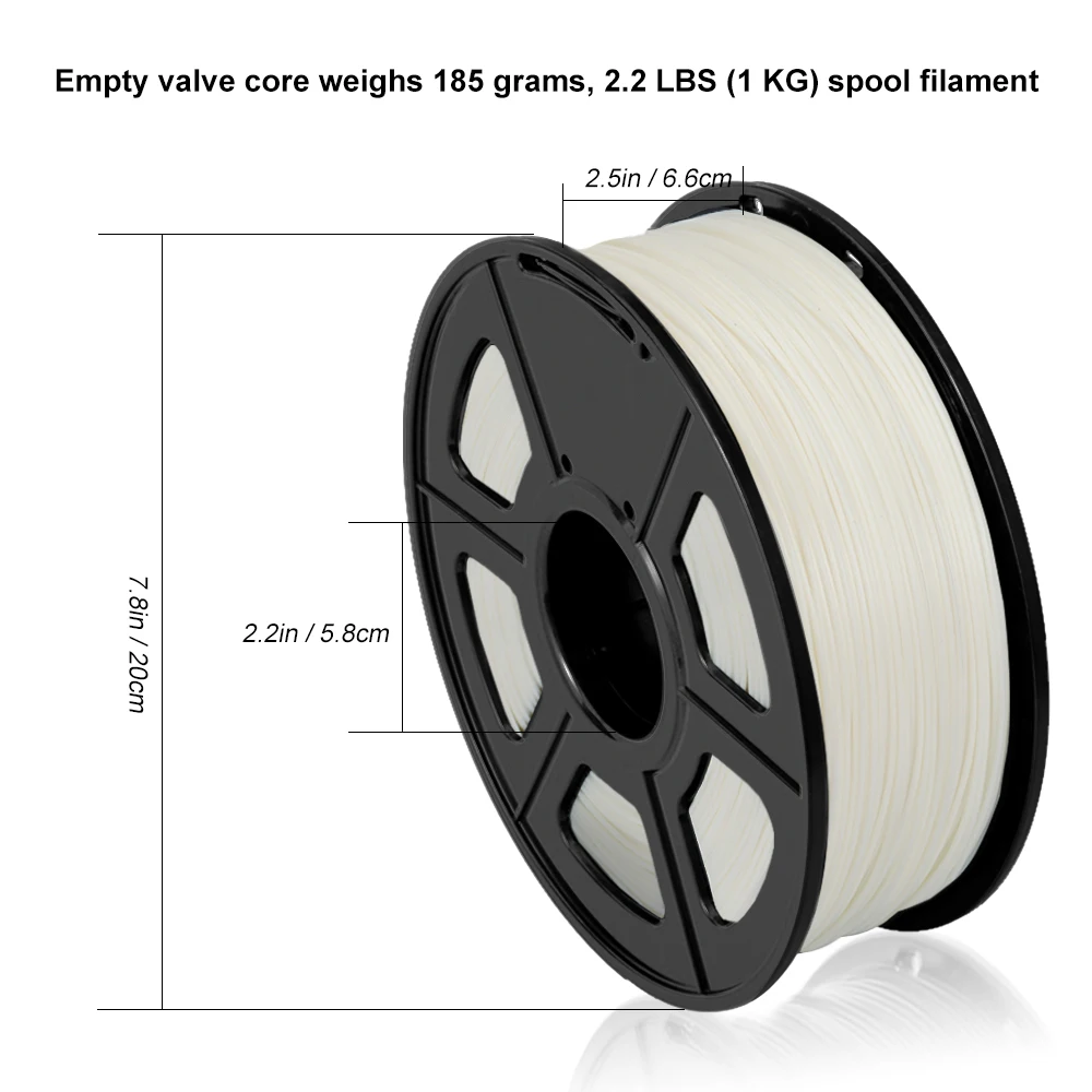 Sunlu1kg нити PLA plus 1,75 мм 1 кг/рулон заправки сырья пластиковые стержни с гладкой и упругой производительности образование