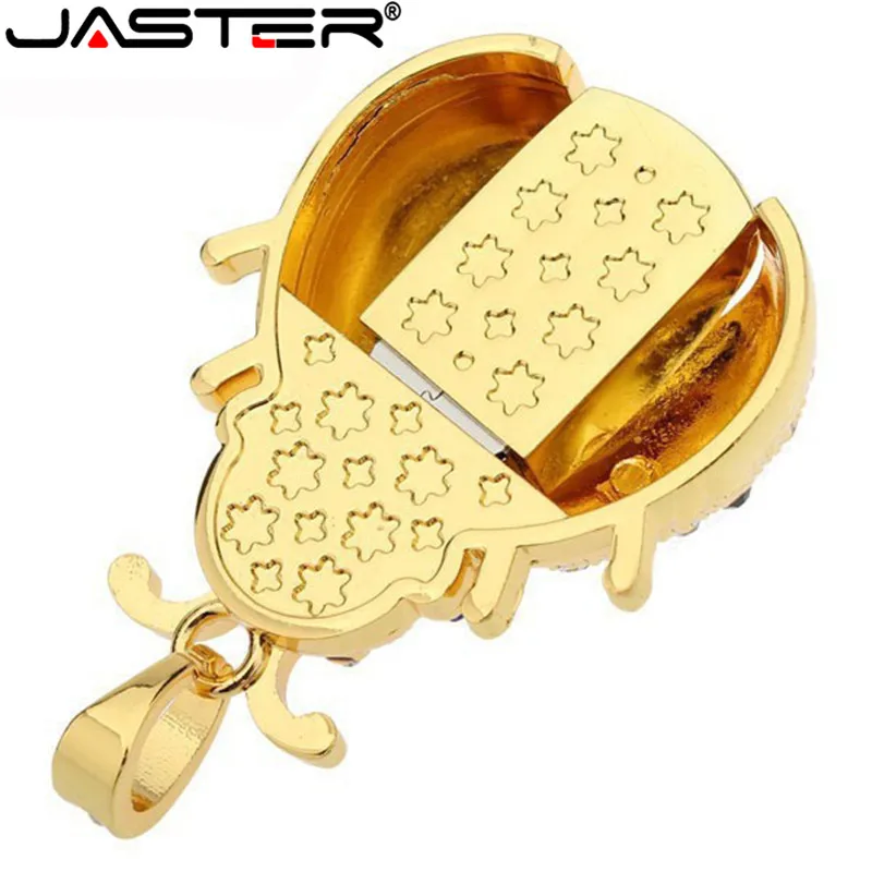 JASTER Animal для креативного металлического кристаллического жука модель Usb 2 0