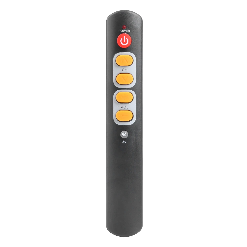 

Universal 6 Key Learning Remote Control Big Yellow Button Copy IR Remote for TV STB DVD DVB VCR SAT Amplifier