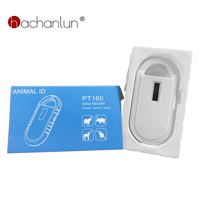 Rfid FDX-B/A животных Rfid считыватель читатель микросхемы ISO чип Портативный OLED собака Кот сканер 134,2 кГц Rfid Стекло тег/Кролик Ушная бирка - изображение