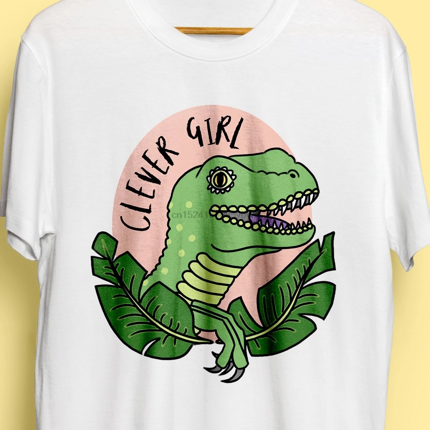 Футболка с динозавром CLEVER Girl Унисекс Милый Забавный Графический Тройник подарки