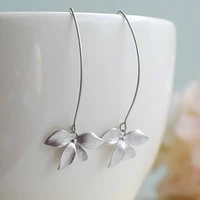 fashion floral pendant necklace engagement anniversary gift earrings