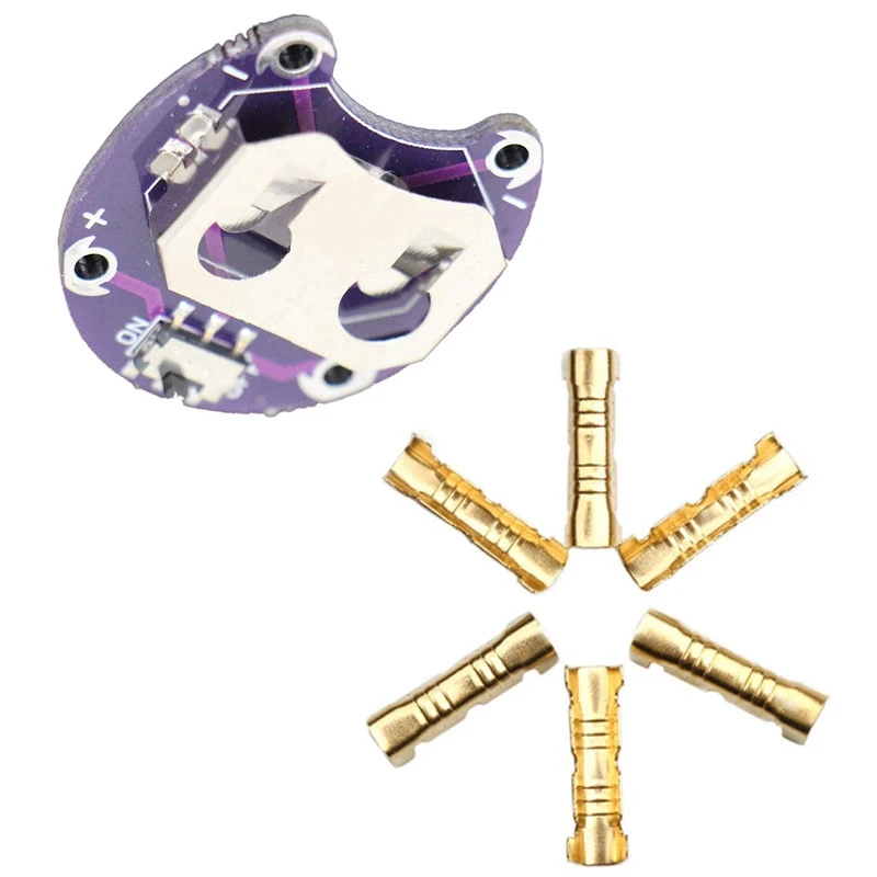 1x для LilyPad модуль держателя батареи монет Arduino и 100 шт. u типа док разъем линии
