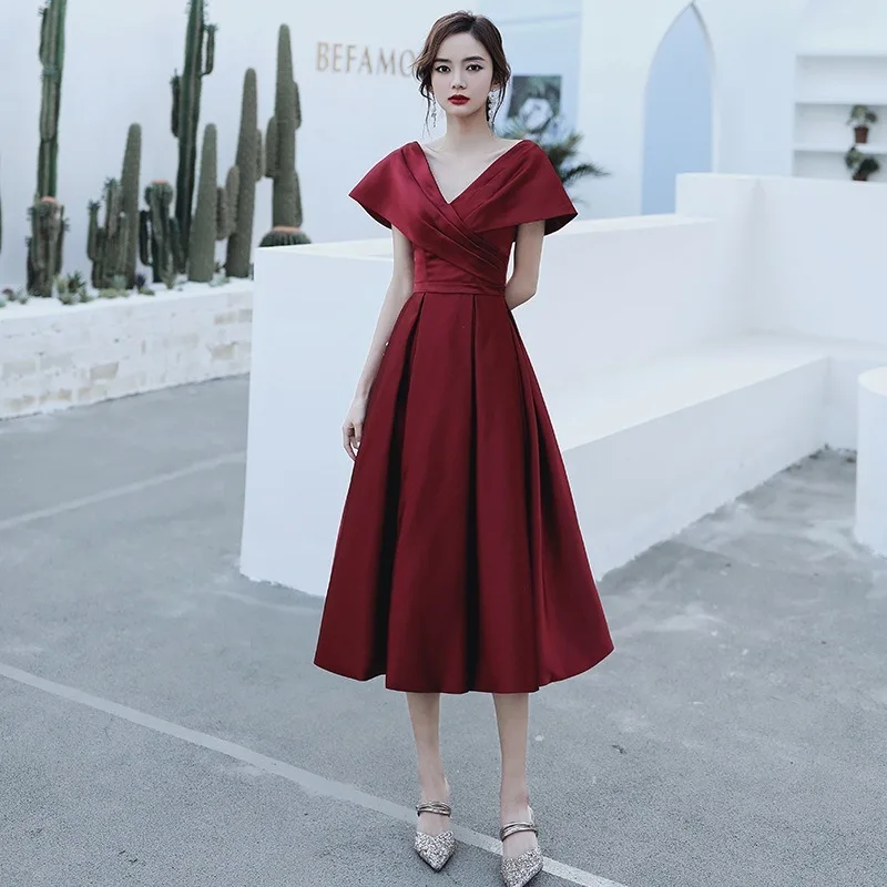 

New Christmas Dress Women Red Burgundy Elegant Sexy Off Shoulder Long Dresses Club Night Party Loose Maxi Dress Bodycon Vestidos