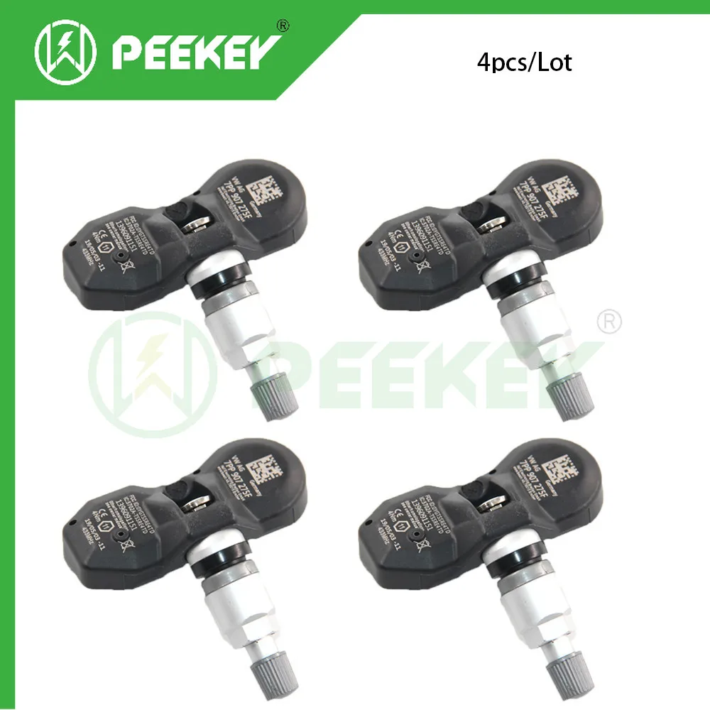 

4pcs Tire pressure FOR Audi A6 A8 Q7 For Volkswagen Phaeton Touareg TPMS 7PP907275F Tire Pressure Monitor System Sensors