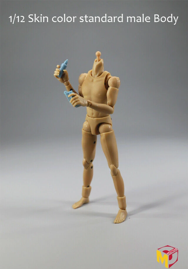 MCCToys MCC023 1/12 масштаб кожи цвет узкое плечо мужское тело 6 дюймов фигурка модель Гибкая мини кукла игрушки