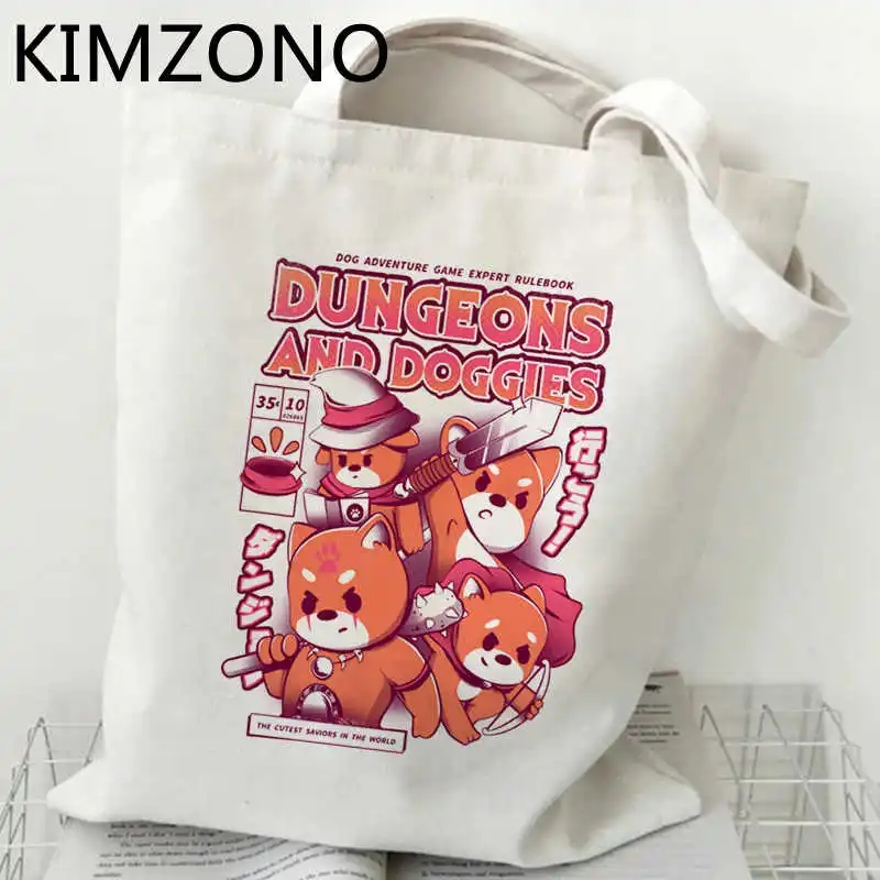 

Сумка для покупок для собак, тканевая сумка для продуктов, Экологически чистая Сумка-тоут для покупок, многоразовые тканевые сумки