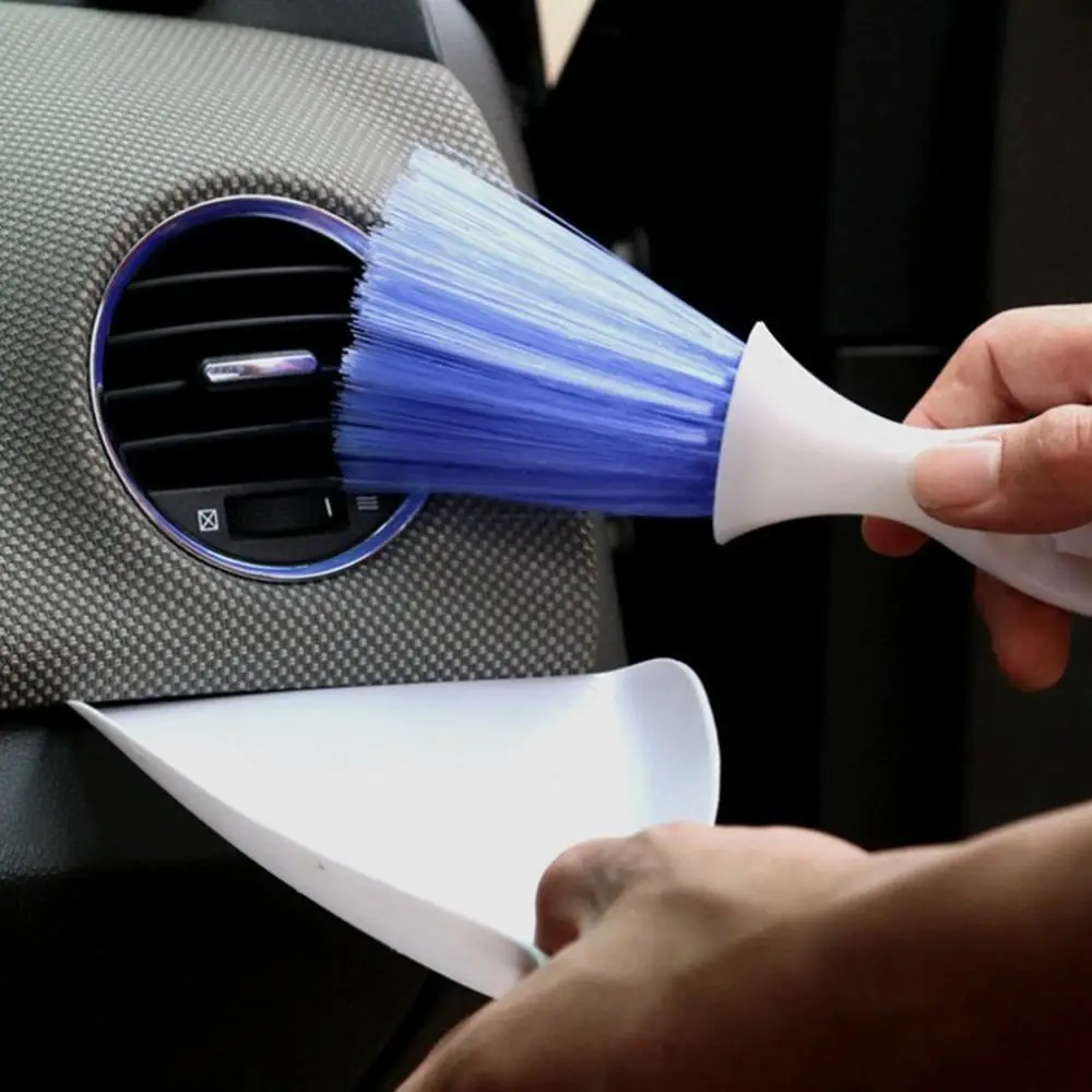 

Car Angel Multi-functional Dust BrushCare Air Outlet Vent Cleaning Brush Cute Auto Accessories 2 in 1 Scoop Cleaning Tools Kit