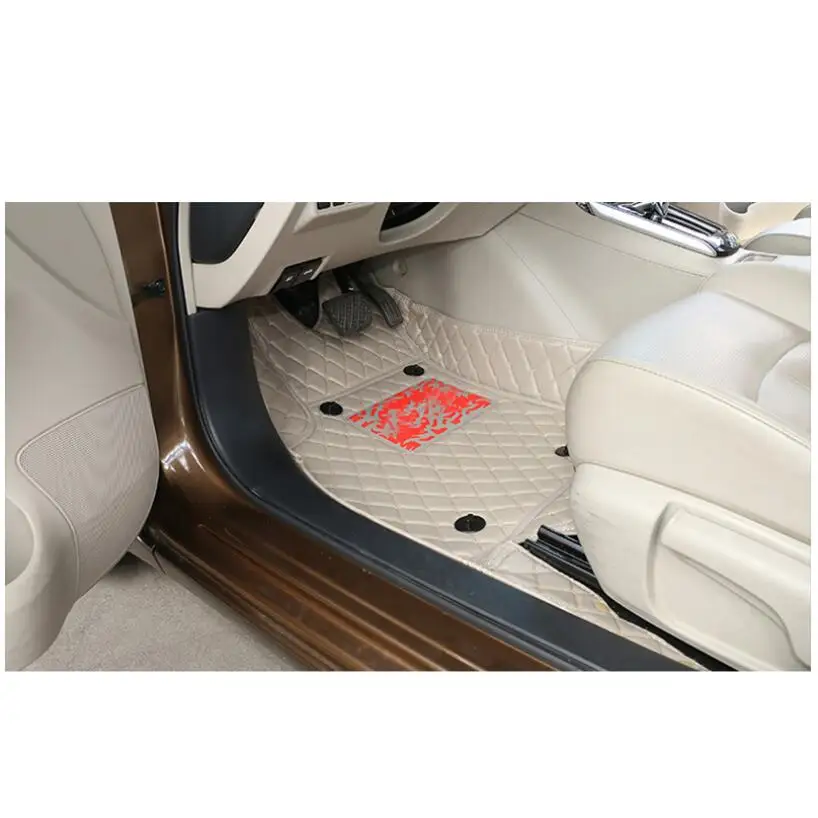 for leather car floor mat for nissan tiida 2004-2020 2007 2008 2019 2018 2017 2016 2015 c11 c12 c13 accessories