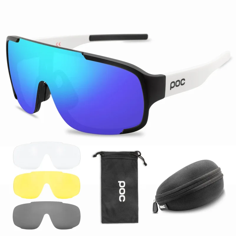 

4 Lens Set Riding Glasses Aspire full coated bicycle goggles can be paired with myopia glasses cycling glasses Men's sunglasses