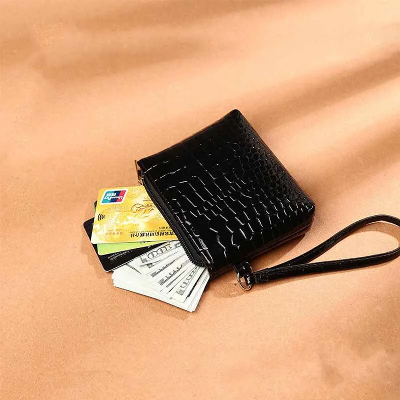 

Retro Female Coin Money Holder Wallet Pu Leather Storage Small Items Bags Women Card Key Earphone Jewelry Organizers Purse Bags