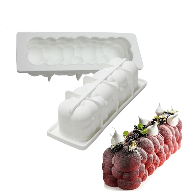 

Chocolate Cake Mousse Mold 3D Square Household Baking Mould French Dessert Model DIY Baking Plate Accessories