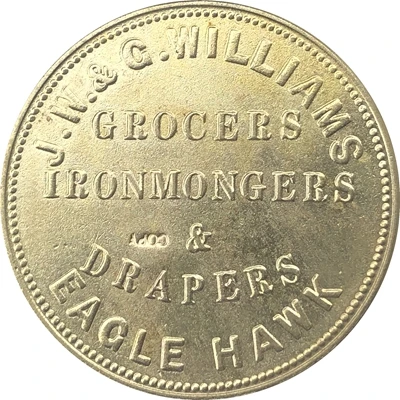 Australia 1857 1 Penny copy coin 34MM | Дом и сад