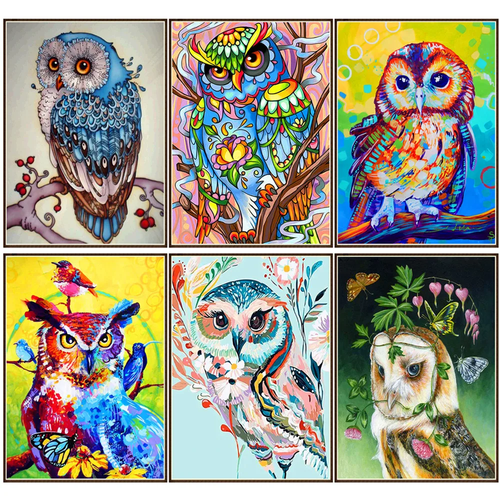 Алмазная 5D картина с животными круглый набор для алмазной вышивки сделай сам