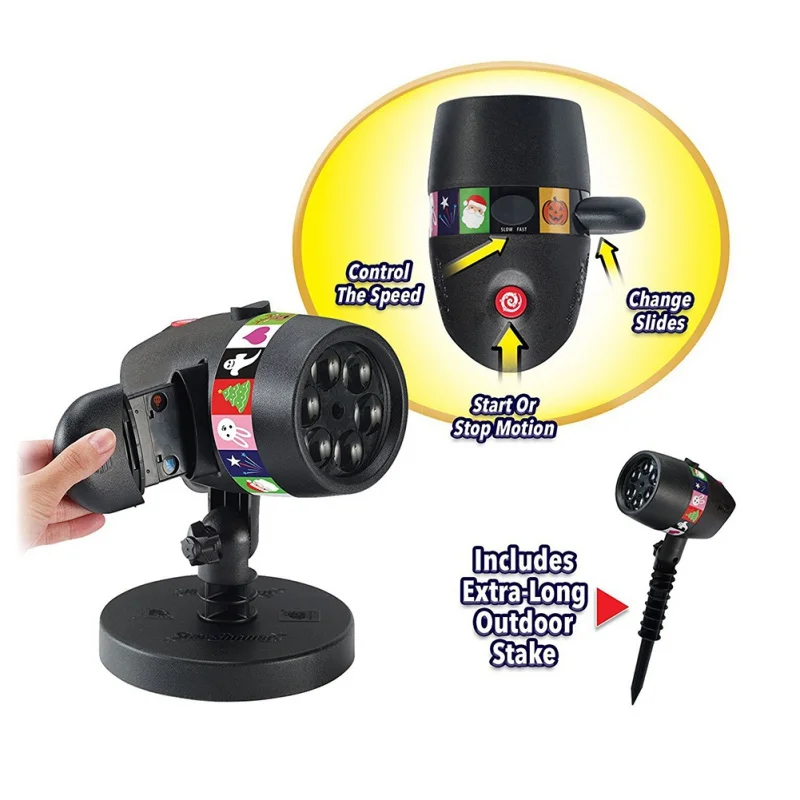 Горячий открытый прожектор светильник s внутренний двор Рождество Хэллоуин